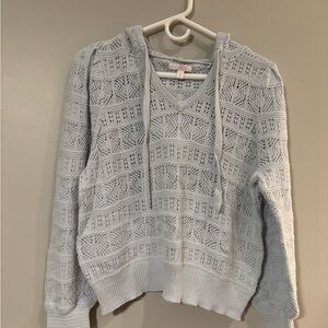 LC Lauren Conrad Soft Blue Knit Sweater